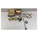 Early Watches Pocket Watches and Cuff Links