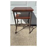 Wood & Metal Side Table