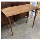 Wooden Folding Sewing Table