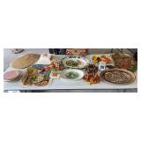 Thanksgiving Fall Decorations and Platters