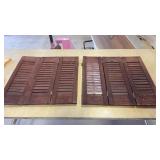 Set of Wood Shutters 20"x21.5ï¿½