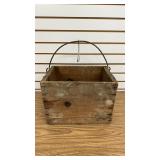 Wood Crate With Handle