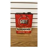 Empty Gulf Supreme Motor Oil