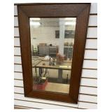 Oak Beveled Mirror - 31" x 20ï¿½