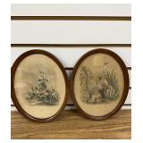 2- Framed Prints- Sunflower Girls