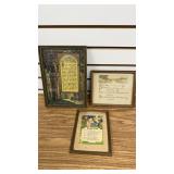 3- Vintage Framed Poems