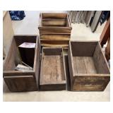4 Wood Crates