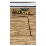 Early 2 Sided Dekalb Corn Cob Sign