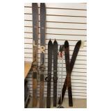 Early Skis and Poles