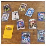 10 NFL Football Cards And 1 Legandary Foil Card