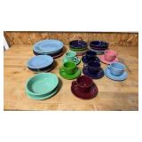 Fiesta Ware - Service For 6, 4-Extra Pieces