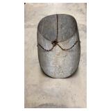Large Galvanized Hanging Scale Pan
