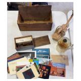 C.A. Myers Co Sewing Awl & Vintage Lamps,post