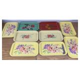 Metal Flower Serving Trays