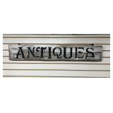 Wood Antique Sign