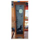 Wood Wolf Lighted Cabinet