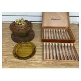 Pipe Holder, Ash Tray, Plasencia Cigar Box