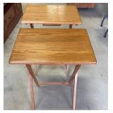 2 Wood TV Folding Trays