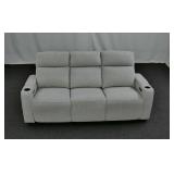 NEW Macys Greymel Fabric Power Reclining Sofa W/Wi