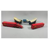 Cast Wagons,Agway car, McDonaldï¿½s Truck Banks
