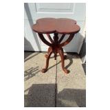 Wood Clover Side Table