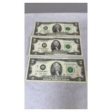2003 I $2 Federal Reserve Note, Green Seal-
