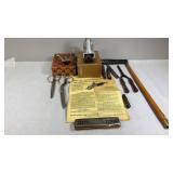 Assorted Early Barber Supplies
