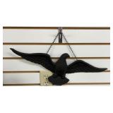 Cast Metal Bald Eagle Wall Hanger