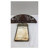 1943 Reading Railway Calendar and Cast Iron