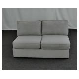 NEW Macys Fabric Armless Sofa