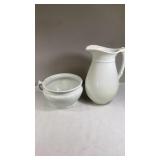 Iron Stone Soup Pot and Pitcher