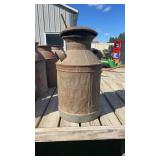 Metal Milk Can With Lid