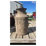Metal Milk Can With Lid