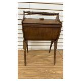 Sewing Cabinet With Turned Legs