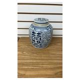 Blue and White Porcelain Jar