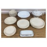 Assortment of Corelle and Fine Porcelain