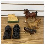 After Shave Car Bottles, Horse Decorations and