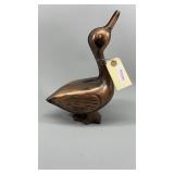 Bronze Cast Duck Bank