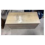 Wood Bench on Wheels