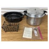Canner, Roasting Pan & Metal Basket
