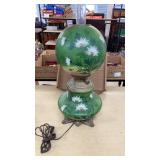 Hand Painted Double Globe Lamp