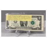 1 Old $2 Bills