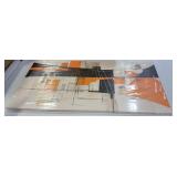 Abstract Canvas Art 24"x47ï¿½