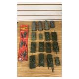 Lot of Military Tanks and Military Corps Toys