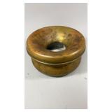 Copper & Brass Spittoon with Enamel Interior