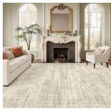 NEW-Soalmost Washable Area Rug 8x10 Large
