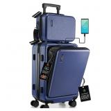 NEW Travelarim 2-Piece Hard Luggage Set Navy
