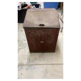 Early Tin Storage Box - Lid not attached