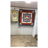 2 Quilted Wall Hangings