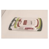 NEW Mellanni 3-Pack Cutting boards W/Multifunction